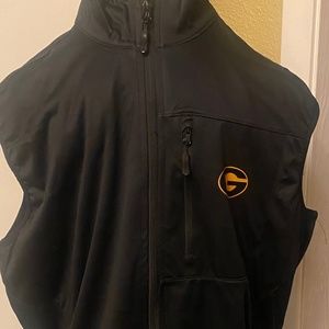 Grambling State Turnhier Men's  Softshell Vest Windproof Lightweight Sleeveless